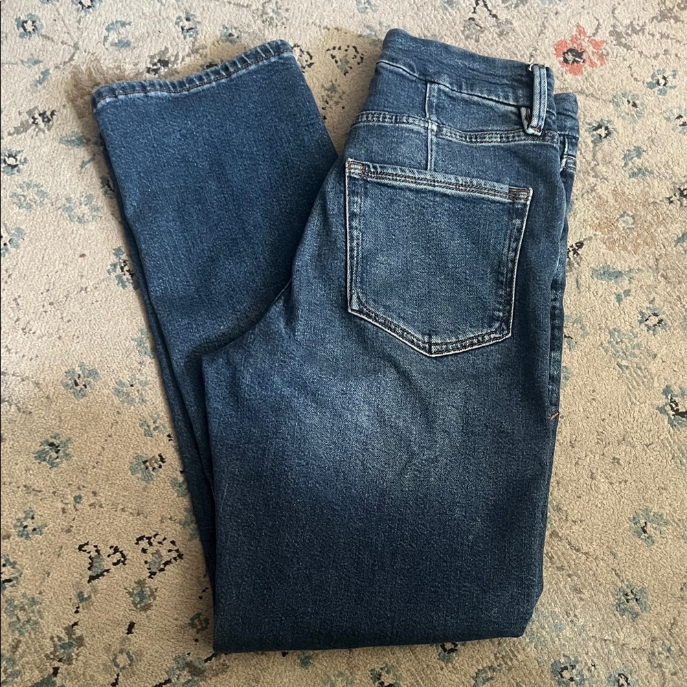Woman’s Dark Blue Denim Jeans